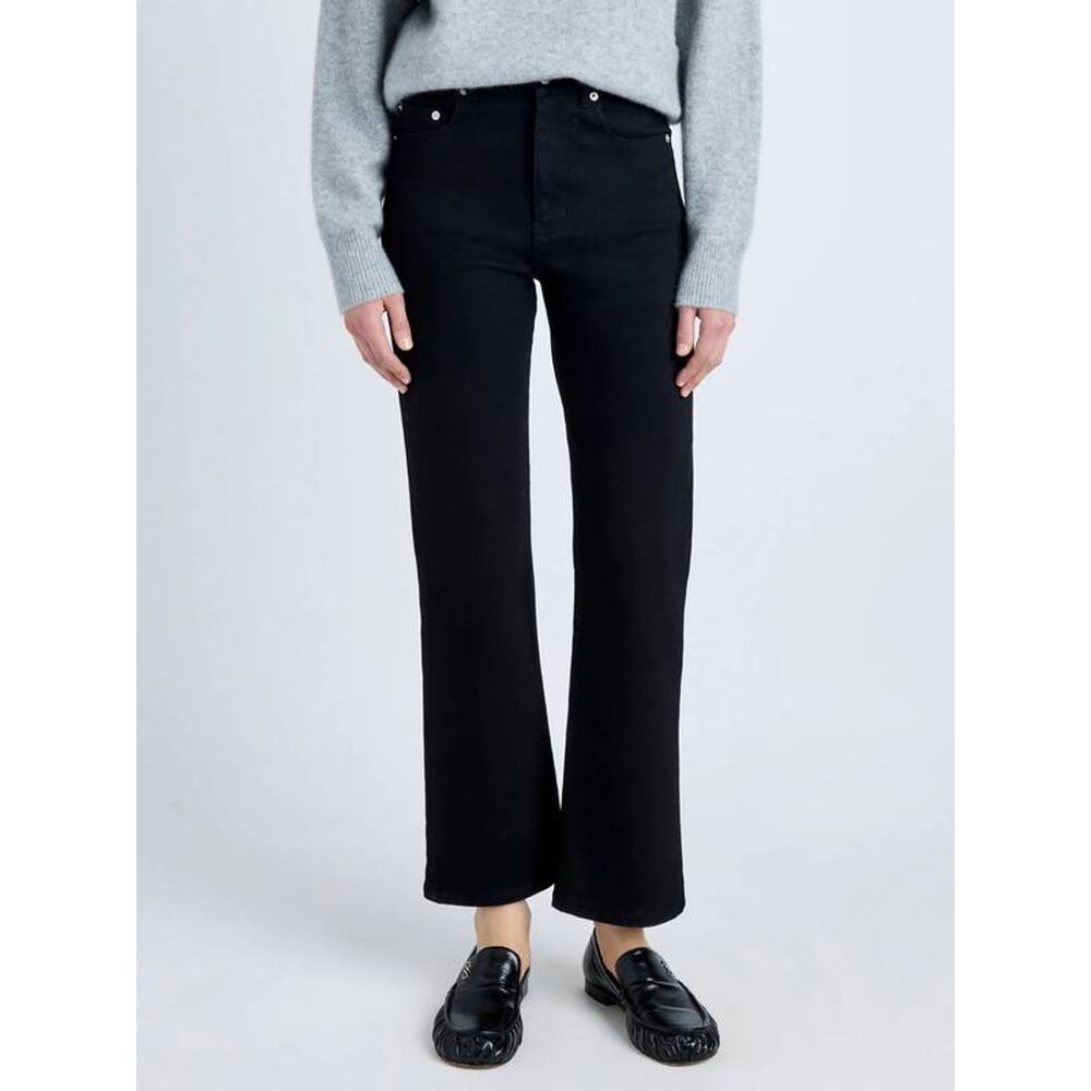 Proenza Schouler Jasper Ankle Jeans in Black 28
